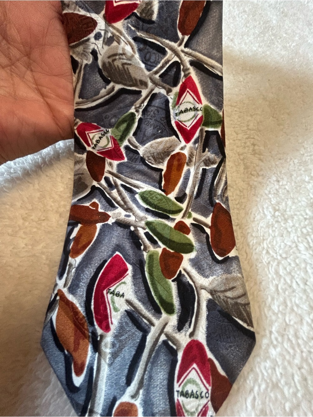 🎁3 for $30 - Tabasco Pattern Necktie